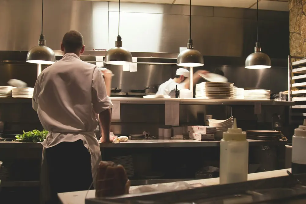 Une cuisine professionnelle